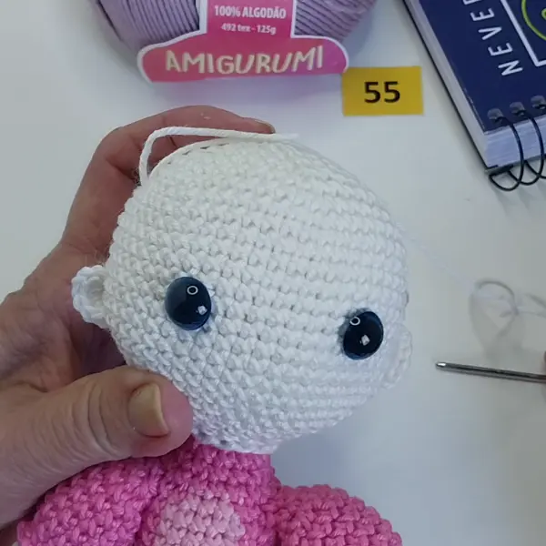 Receita Princesa Peach em Amigurumi PDF 3